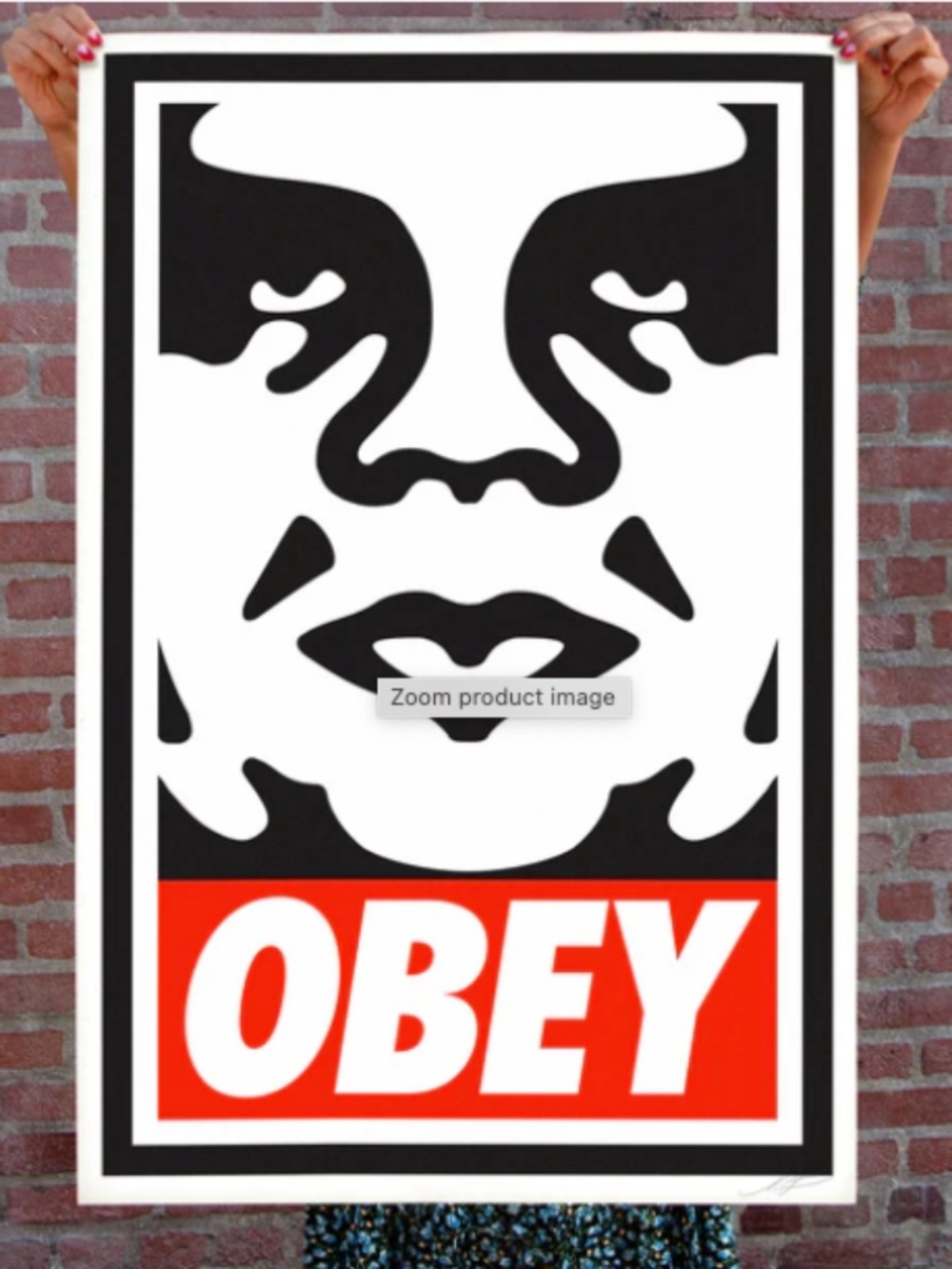 OBEY ICON Signed Offset Lithograph - Shepard Fairey - Signed - Wall Art 24 x 36